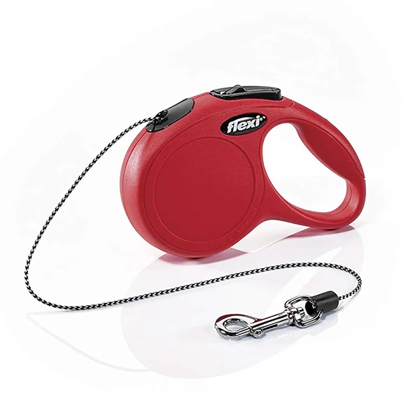 Flexi Classic Red Retractable Leash - Cord