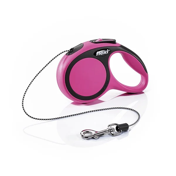 Flexi Comfort Pink Retractable Leash - Cord