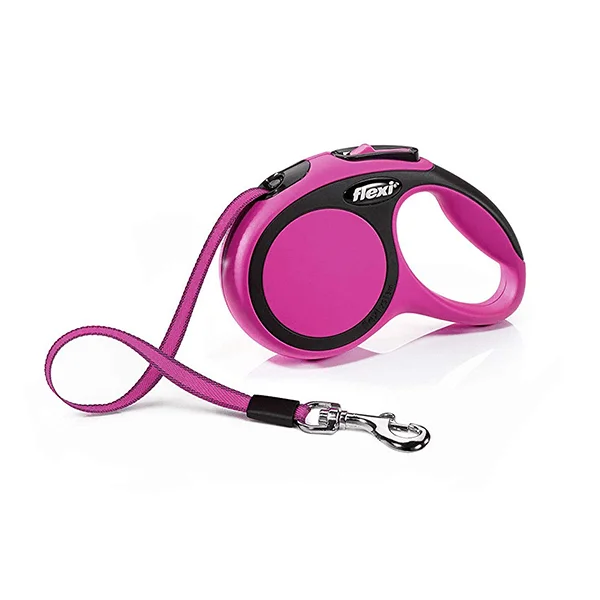 Flexi Comfort Pink Retractable Leash - Tape