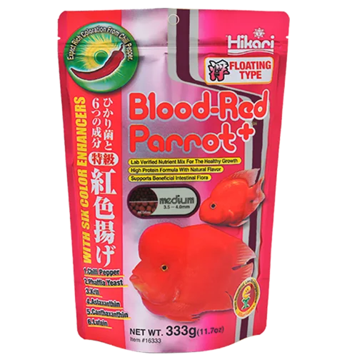 Hikari Blood Red Parrot - Medium Floating Pellet 333g