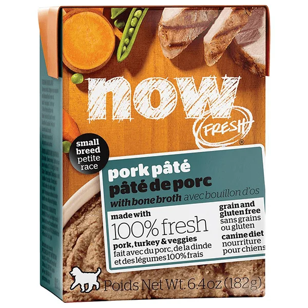 NOW Small Breed Pork Pate with Bone Broth - 182 g