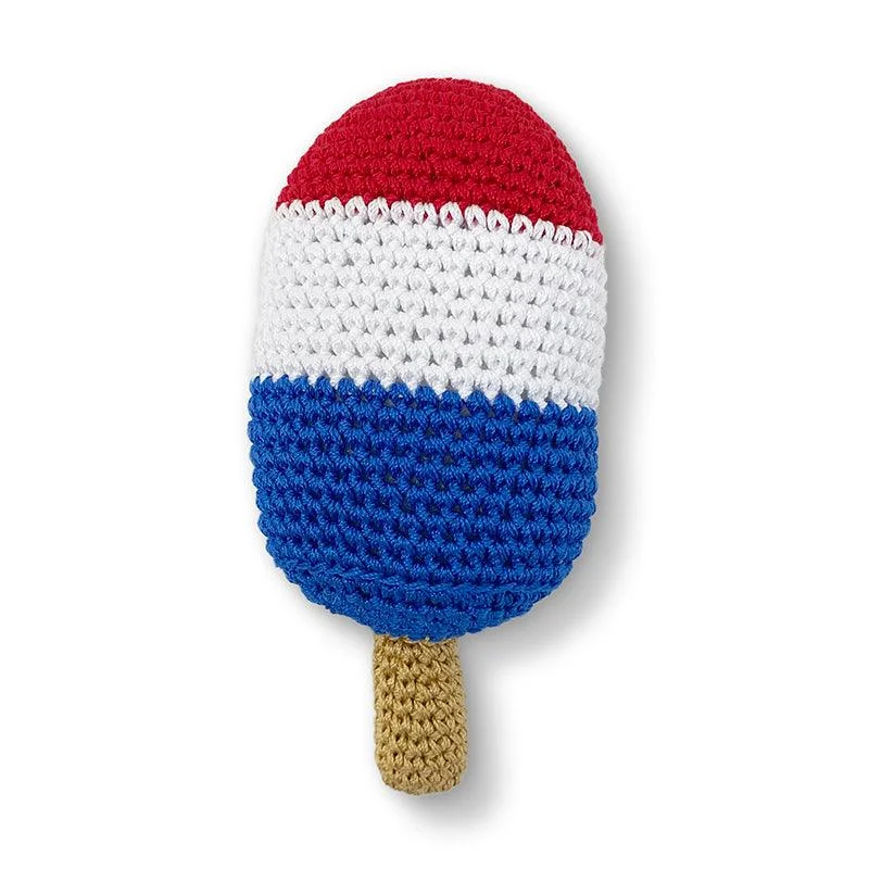 PAWer Squeaky Knit Toy - Patriot Pop