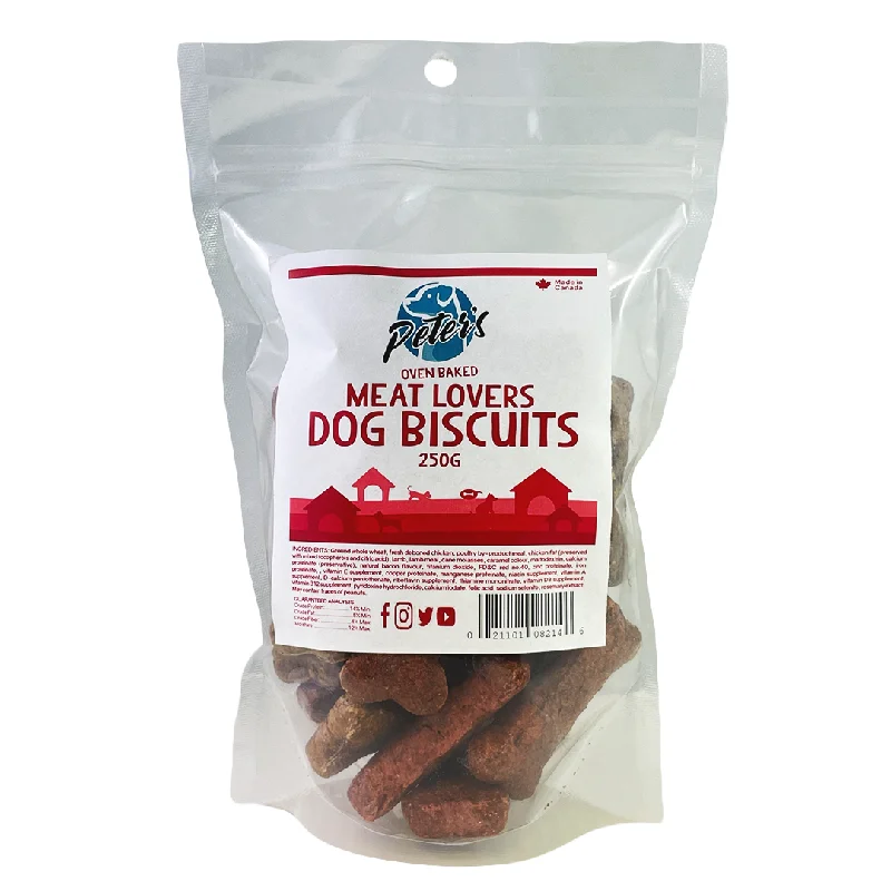 Peter's Ovenbaked Meat Lover Dog Biscuits