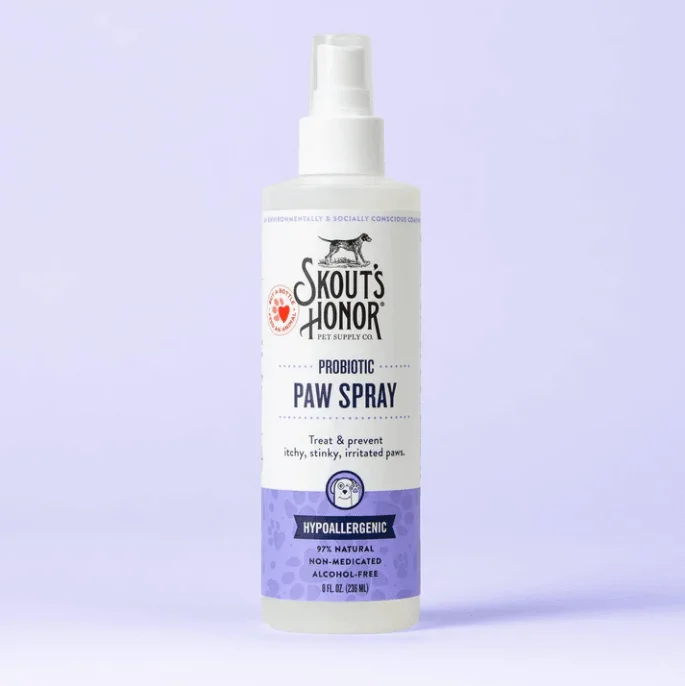 Skout's Honor Probiotic Paw Spray for Dogs and Cats