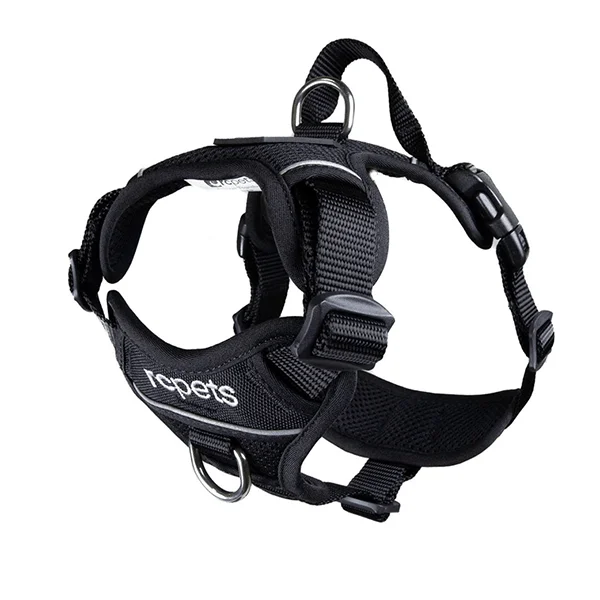 RC Pets Black Momentum Control Harness - Available in 4 Sizes