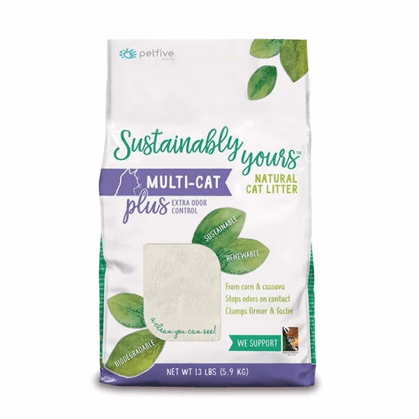 Sustainably Yours Natural Cat Litter - Multi-Cat Plus