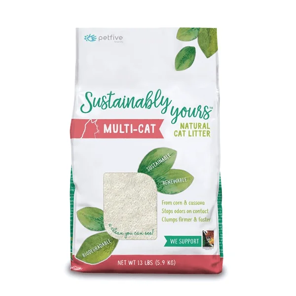 Sustainably Yours Natural Cat Litter - Multi-Cat