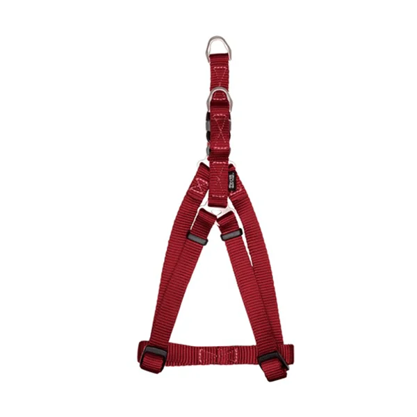 Zeus Deep Red Nylon Step-In Harness - Available in 4 Sizes