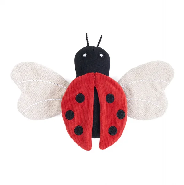 Zippy Paws Eco Corduroy Ladybug