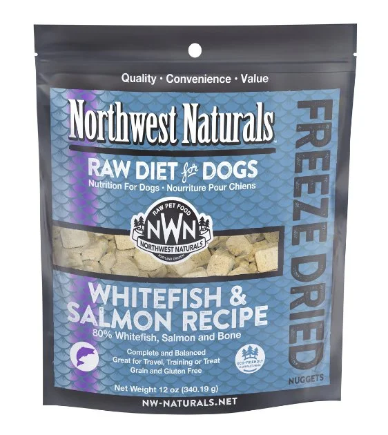 Northwest Natural's Freeze Dried Whitefish & Salmon Nuggets Dog Food