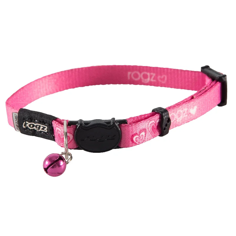 Rogz KiddyCat Safeloc Small Cat Collar Pink